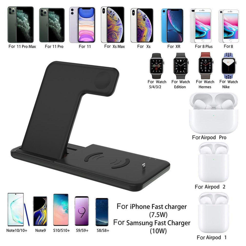 FAST WIRELESS CHARGER 4 IN 1