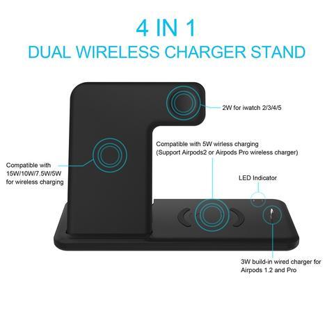 FAST WIRELESS CHARGER 4 IN 1