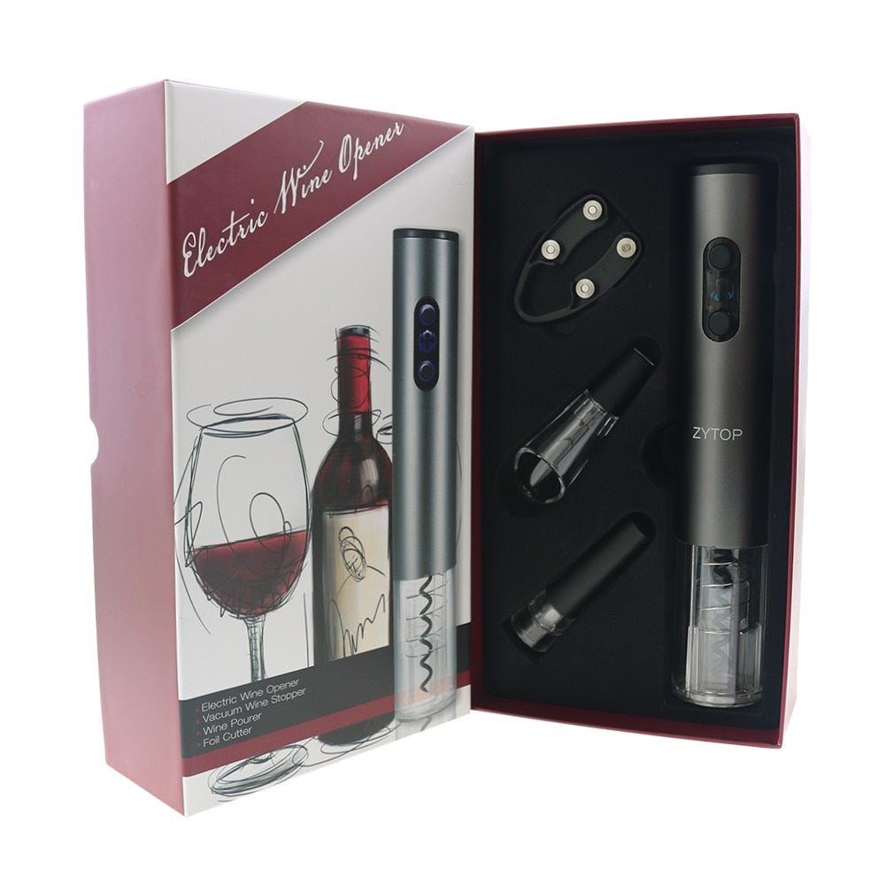 Electric Wine Opener Four-piece Set