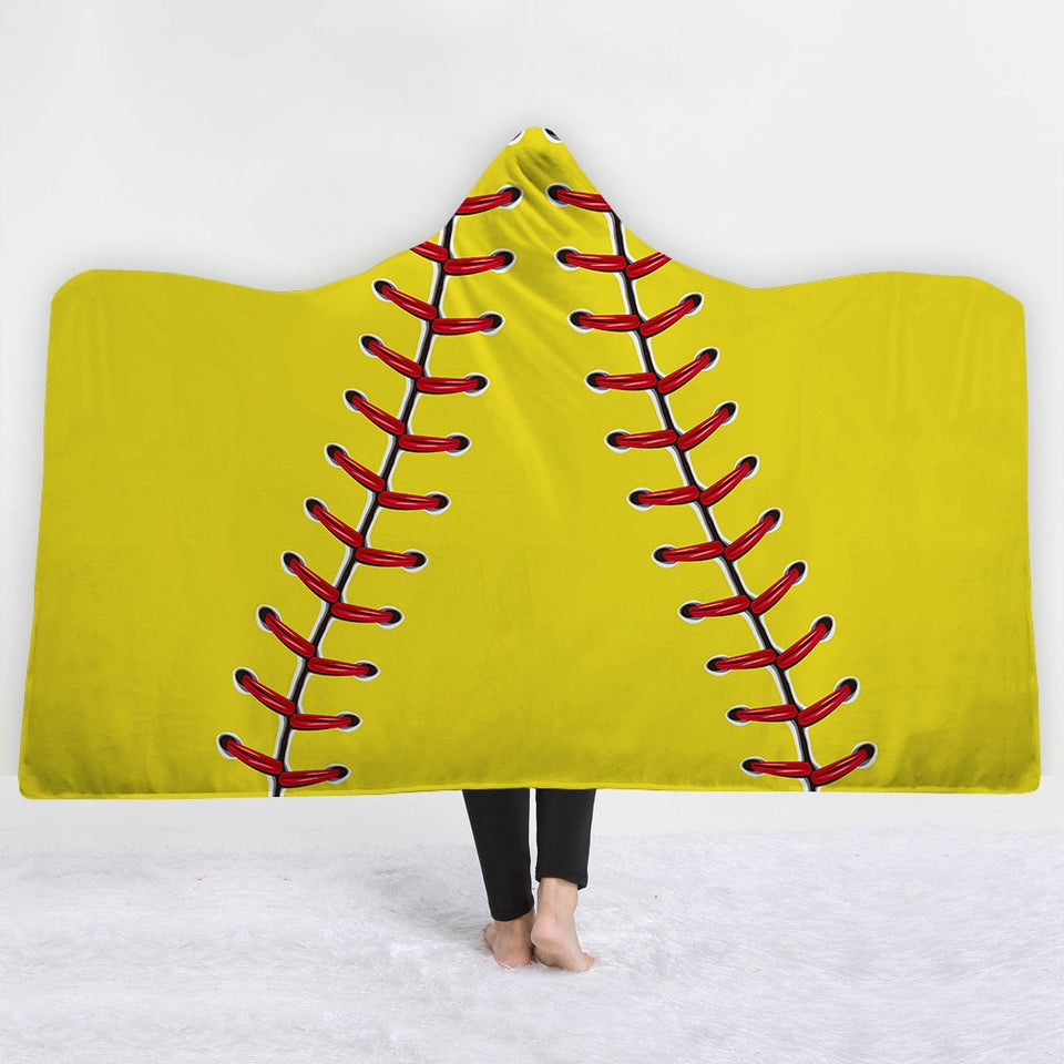 Large Sports Blanket Hoodie