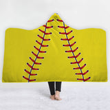 Large Sports Blanket Hoodie