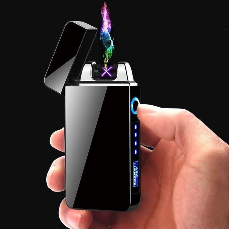 USB Electric Cigarette Lighter Finger print Touch