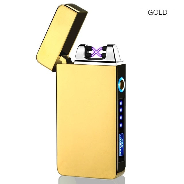 USB Electric Cigarette Lighter Finger print Touch