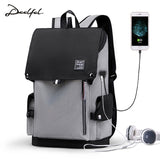 Casual Unisex backpack with Usb charger