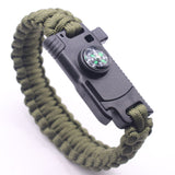 Paracord Survival Bracelet Multi-function Military Emergency Rescue EDC Camping Hiking Emergency Tactical Tactics Wrist Strap