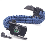 Paracord Survival Bracelet Multi-function Military Emergency Rescue EDC Camping Hiking Emergency Tactical Tactics Wrist Strap