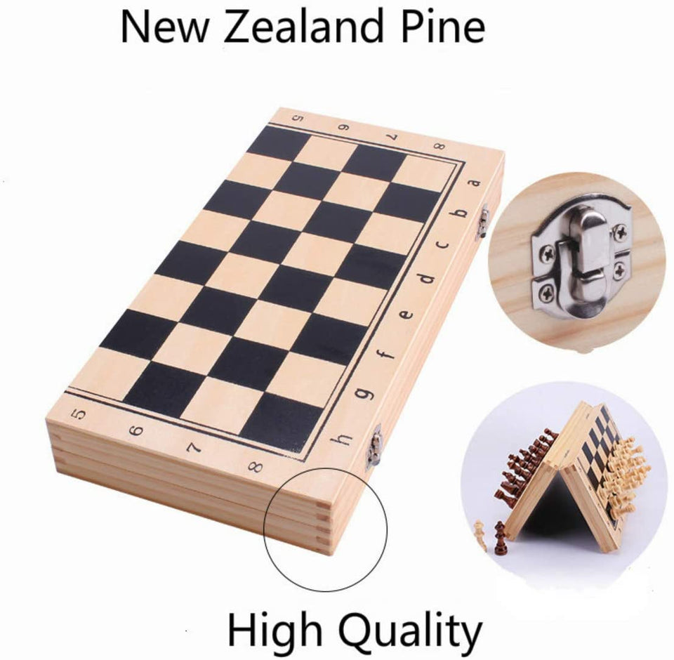 High-Quality Wooden Chess Board