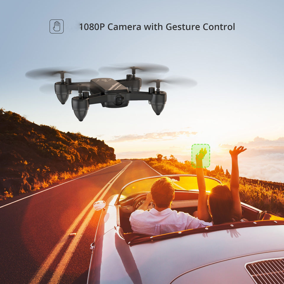 Gesture & Voice Control Drone With HD 1080P Camera