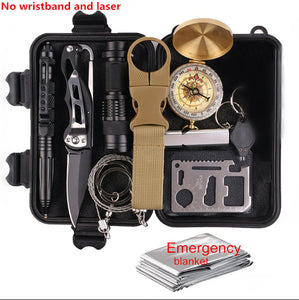 Survival kit set military outdoor